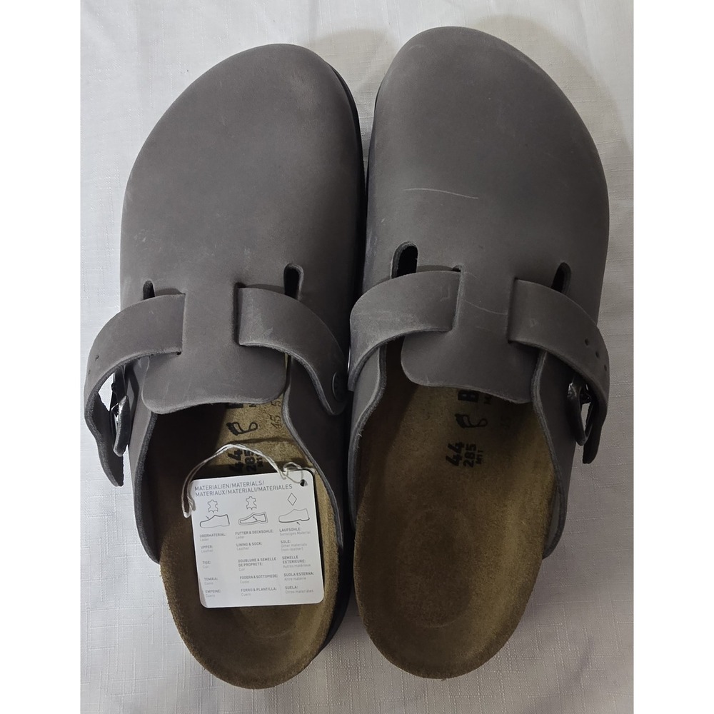 Birkenstock Boston Super Grip Clogs Uniform Work Shoes Grey EU 44 US M11 - Picture 4 of 8